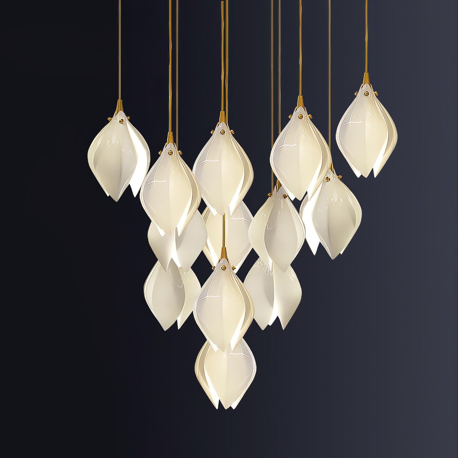 Ceramic Flower Pendant Light - Lumpaz
