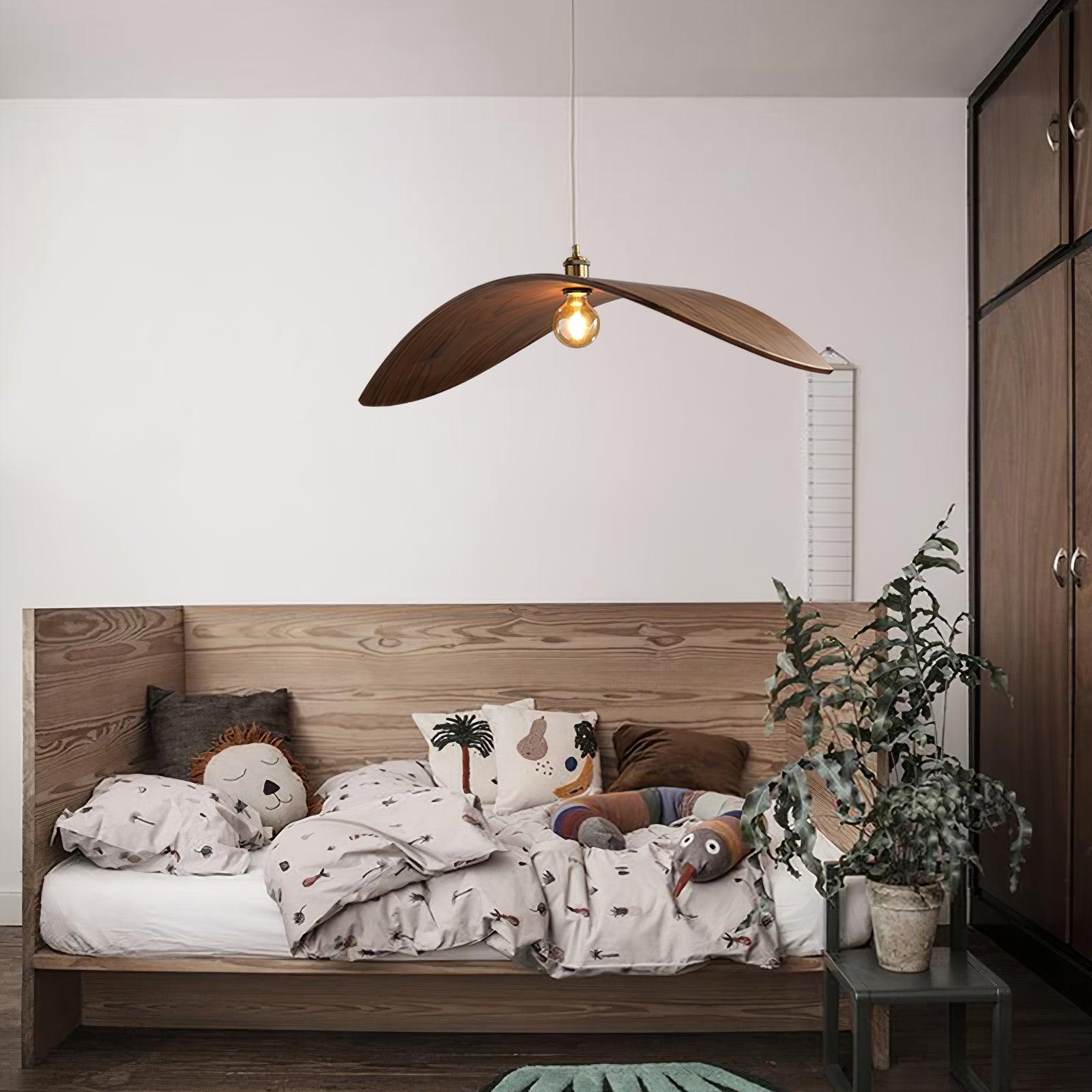 Curve Wooden Pendant Lamp - Lumpaz