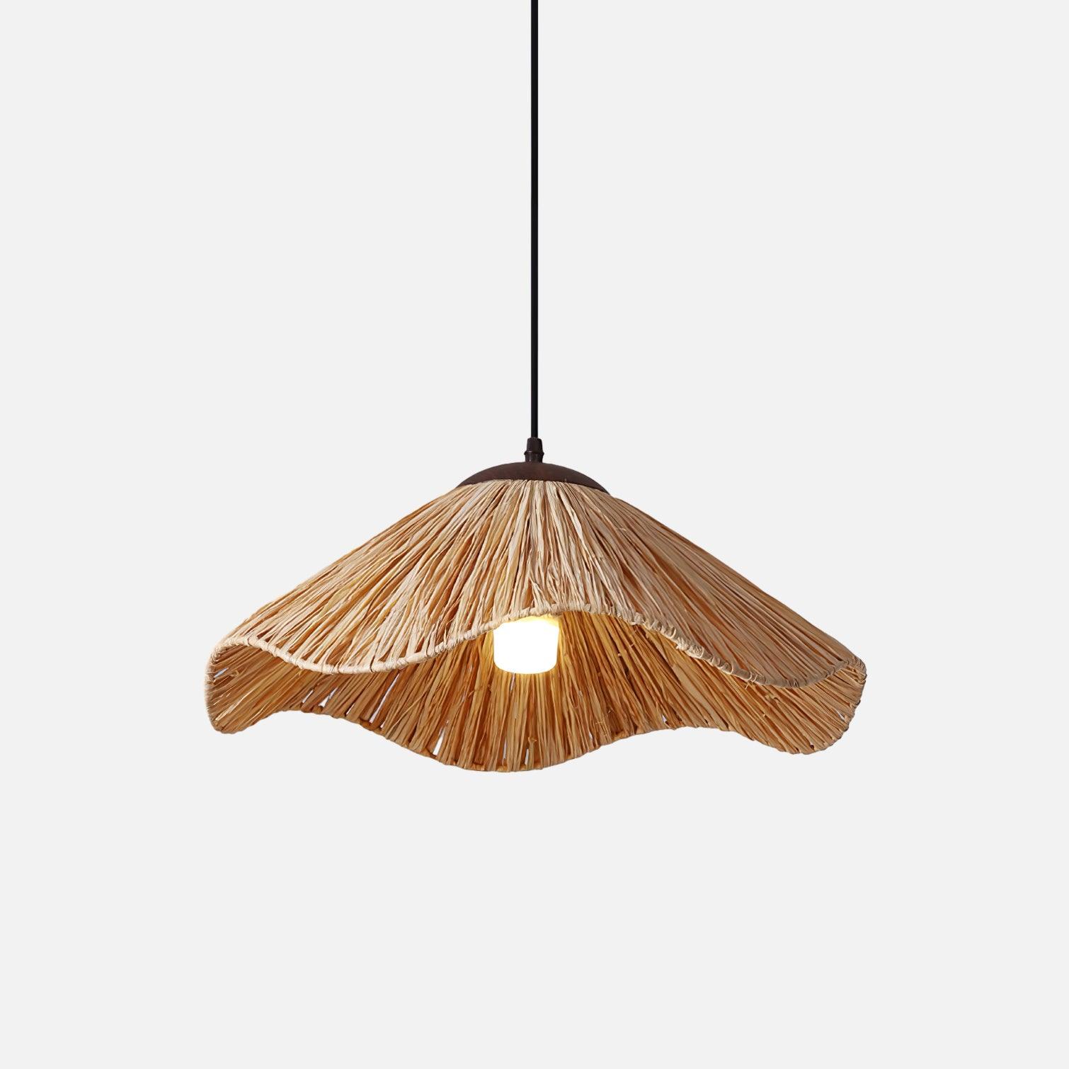 Straw Weaving Pendant Lamp - Lumpaz