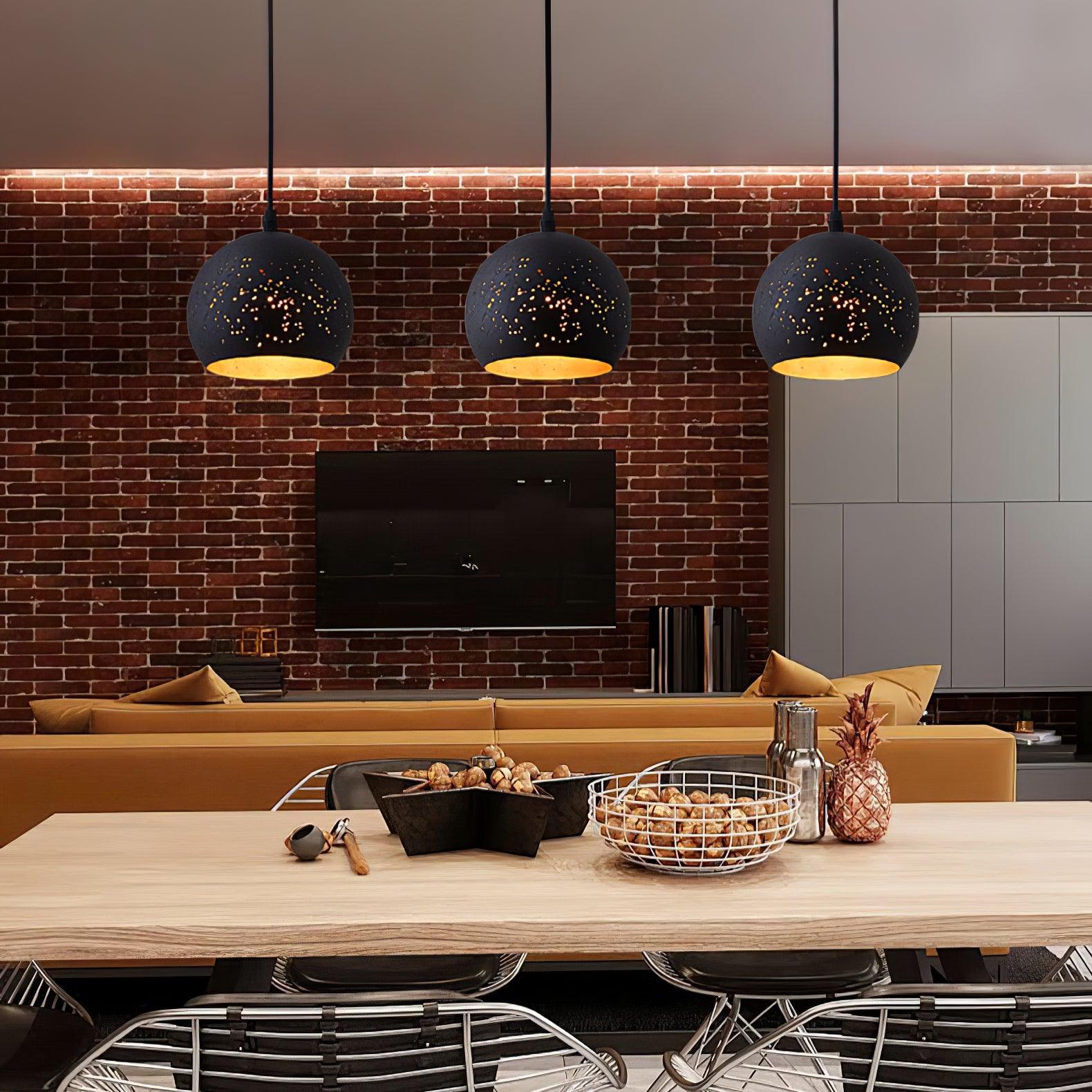 Hollow Industrial Pendant Lamp - Lumpaz