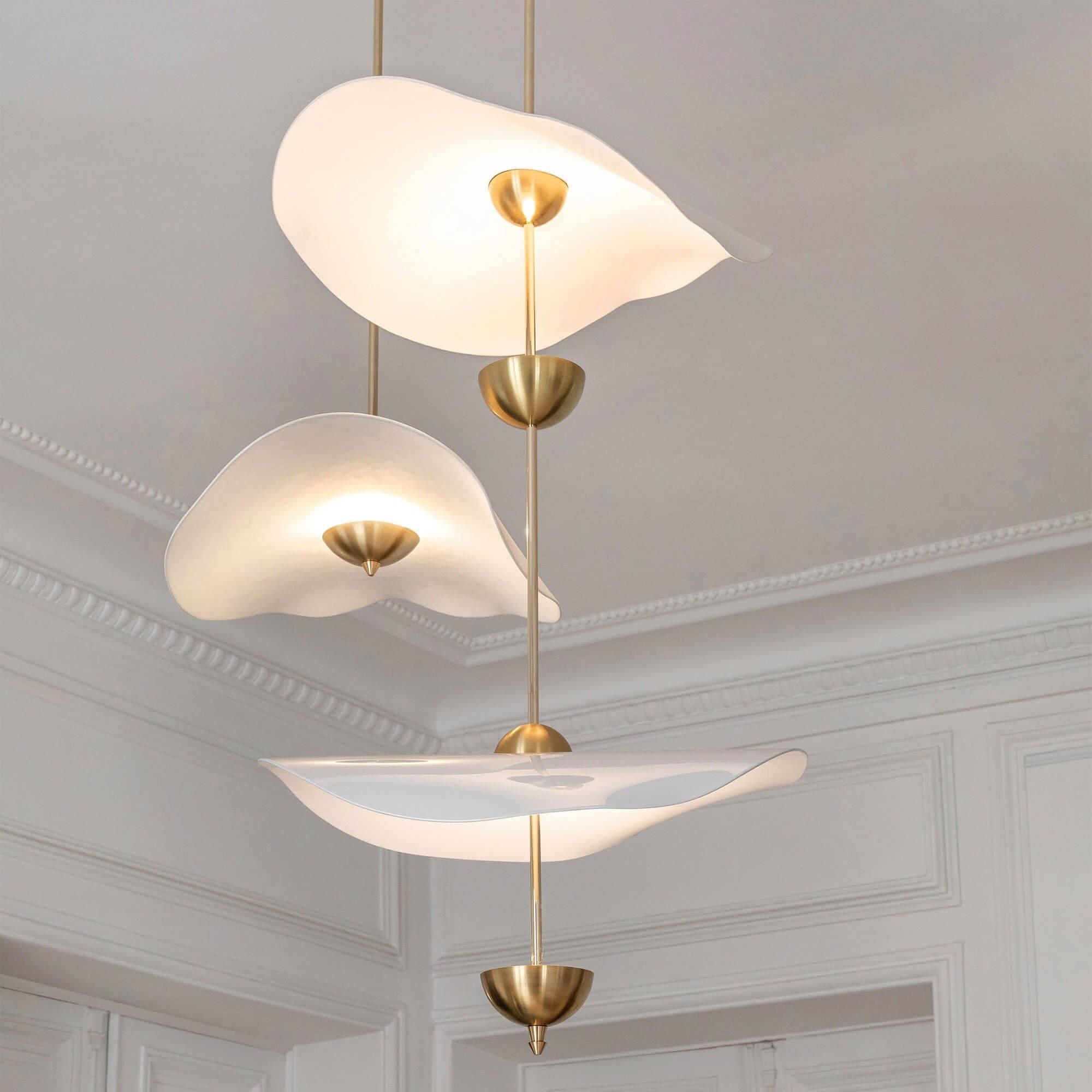 Envolee Double Biscuit Pendant Light - Lumpaz