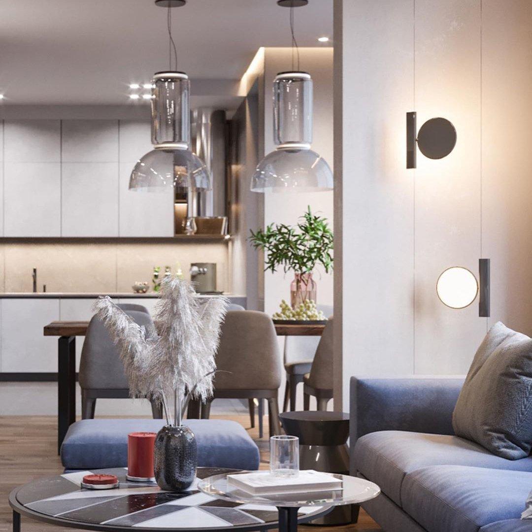 Cylindrical Glass Pendant Light - Lumpaz