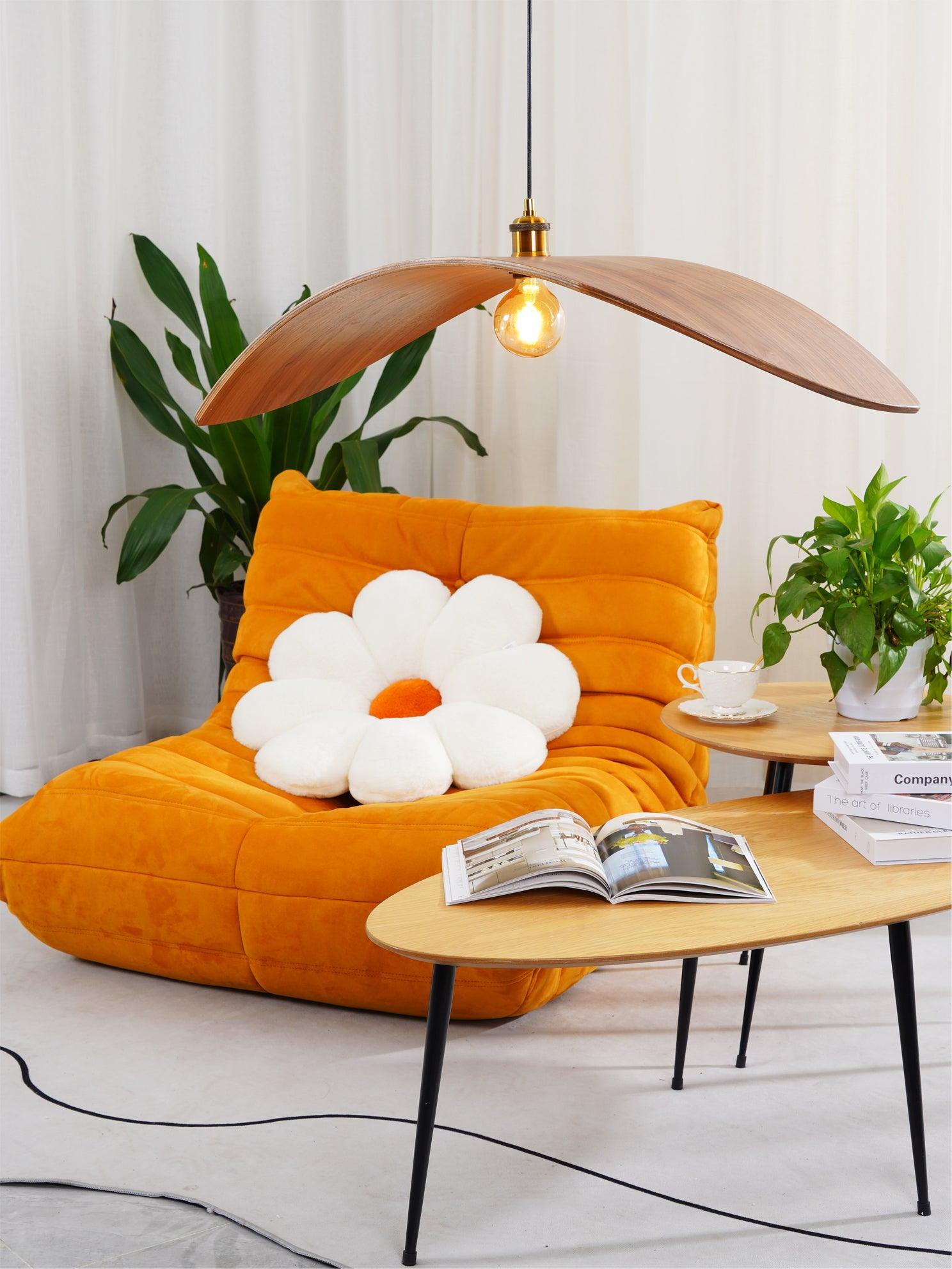 Curve Wooden Pendant Lamp - Lumpaz