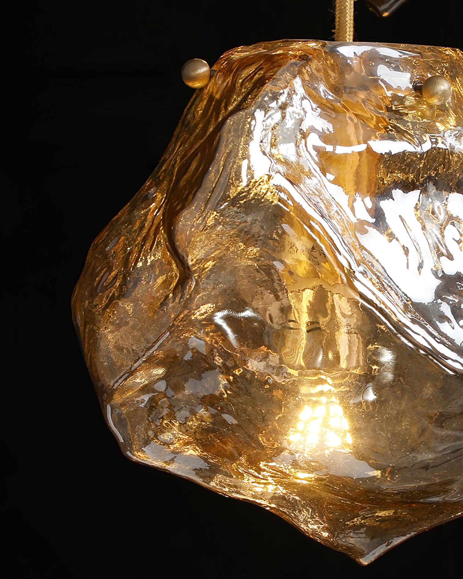Illyria Ice Glass Pendant Lamp - Lumpaz