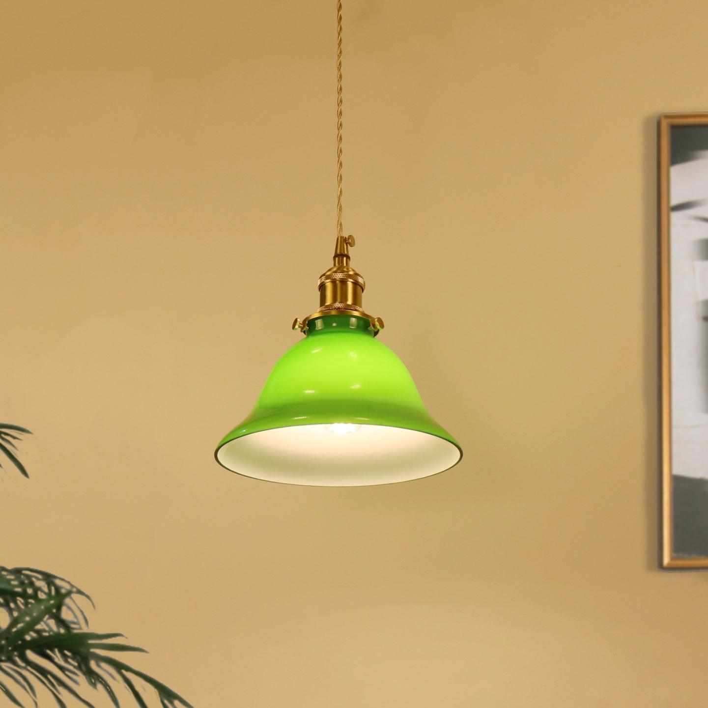 Green Bell Pendant Light - Lumpaz