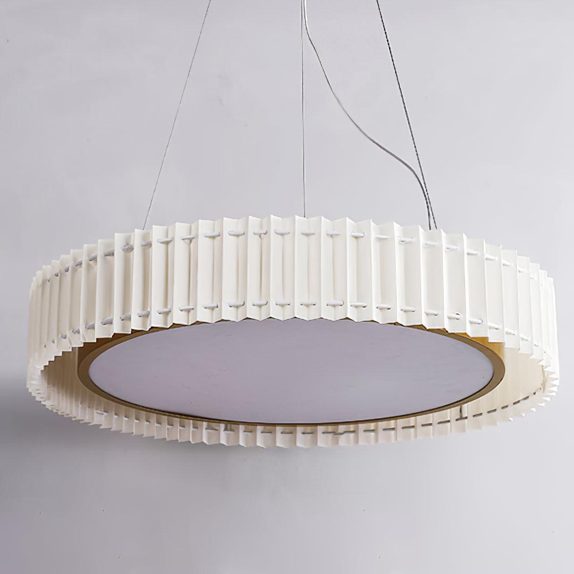 Round Pleated Pendant Lamp - Lumpaz