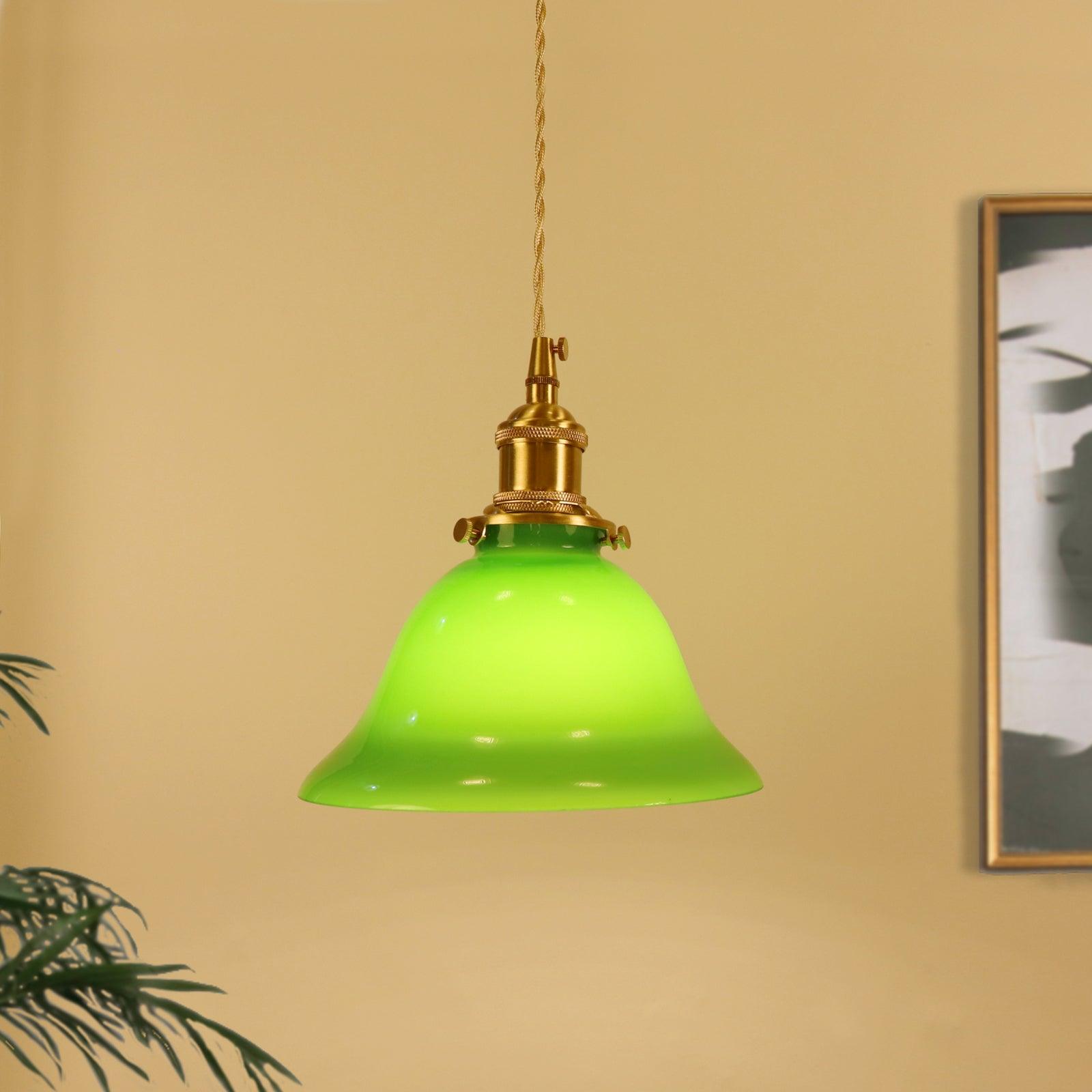 Green Bell Pendant Light - Lumpaz