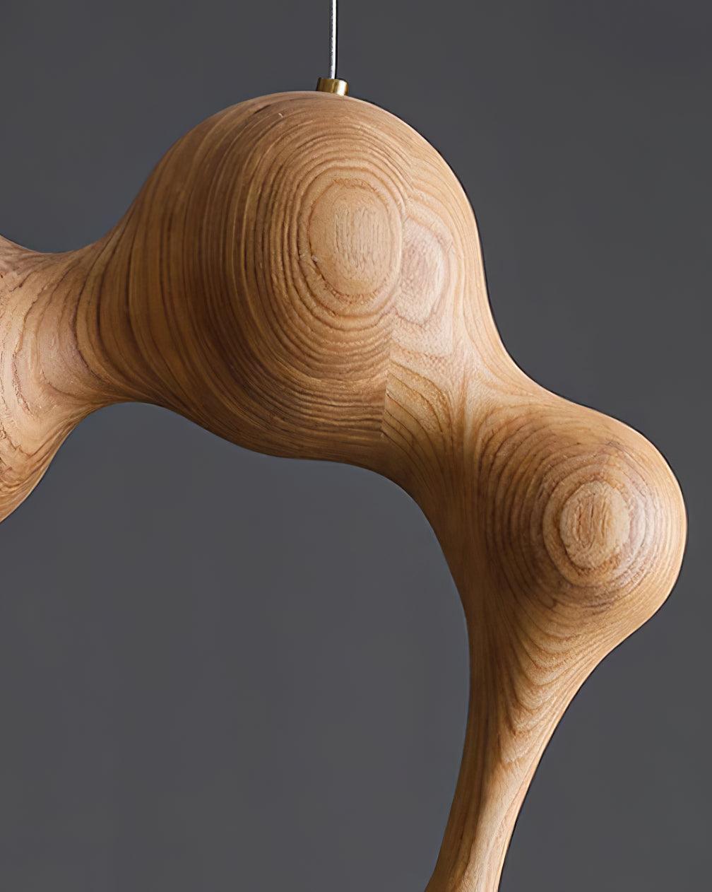Jenna Wooden Pendant Lamp - Lumpaz