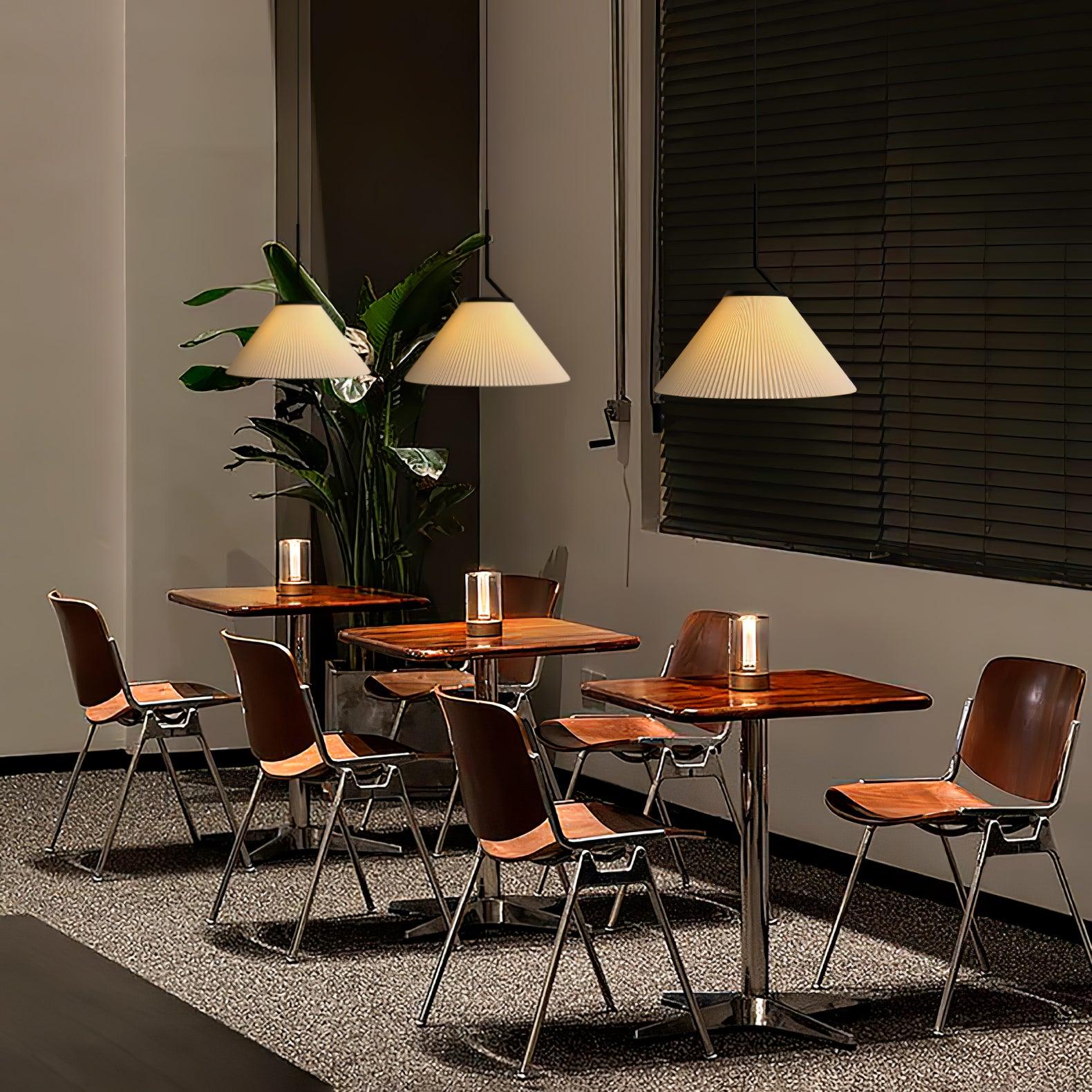 Pleated Skirt Pendant Light - Lumpaz