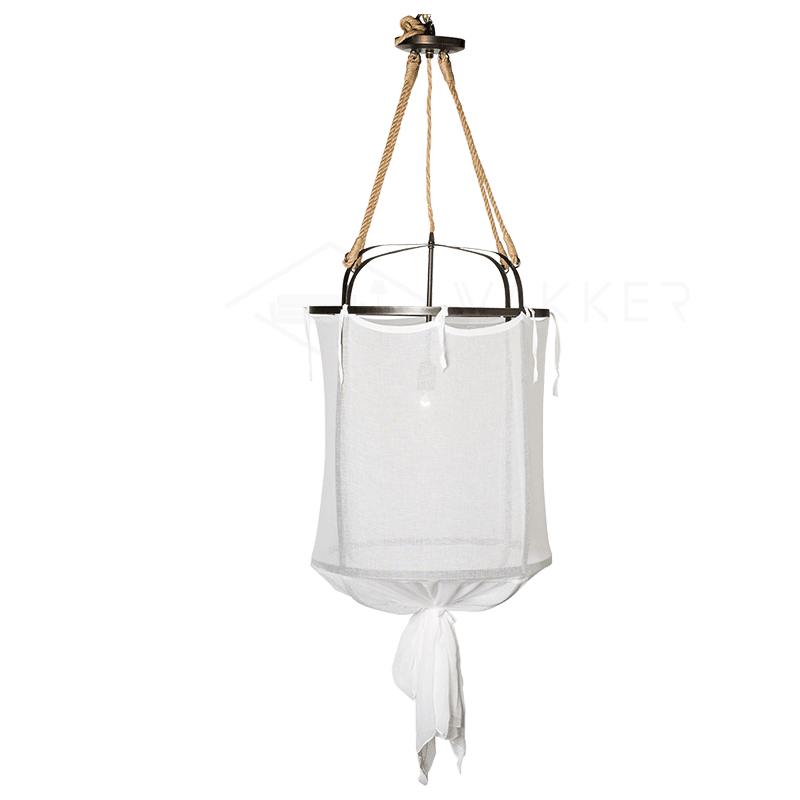 Provence Linen Pendant Light - Lumpaz