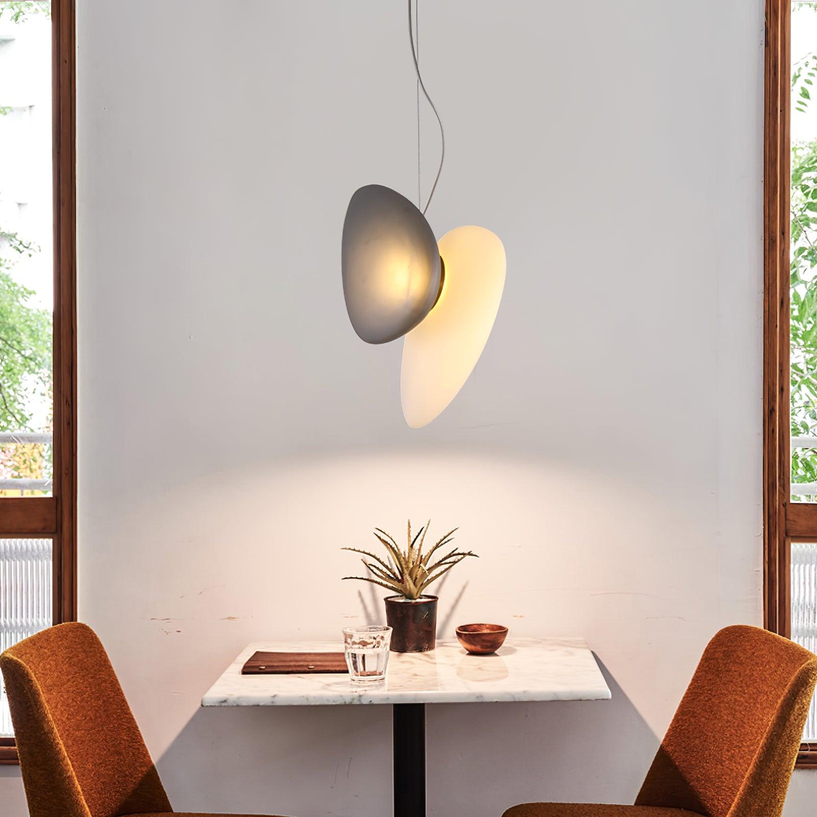 Translucent Frosted Glass Pendant Light - Lumpaz