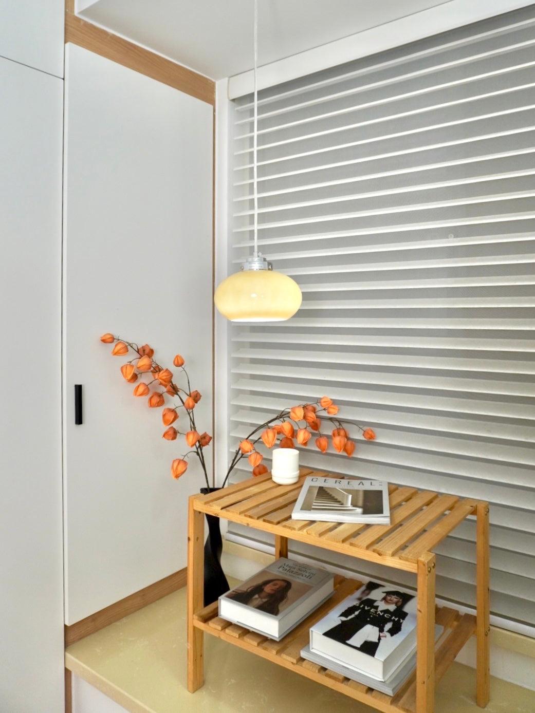 Oval Persimmon Pendant Light - Lumpaz