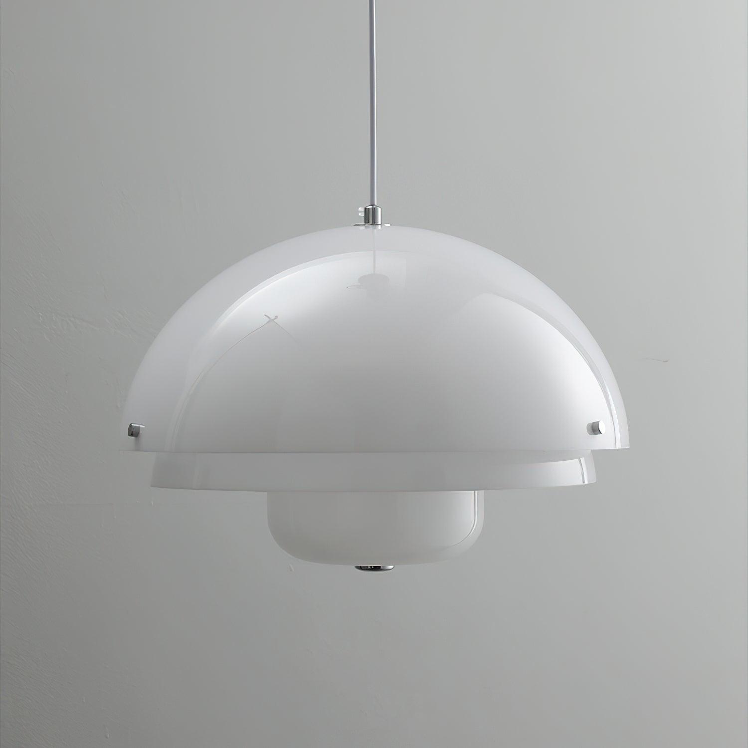 Milk White Layer Pendant Lamp - Lumpaz