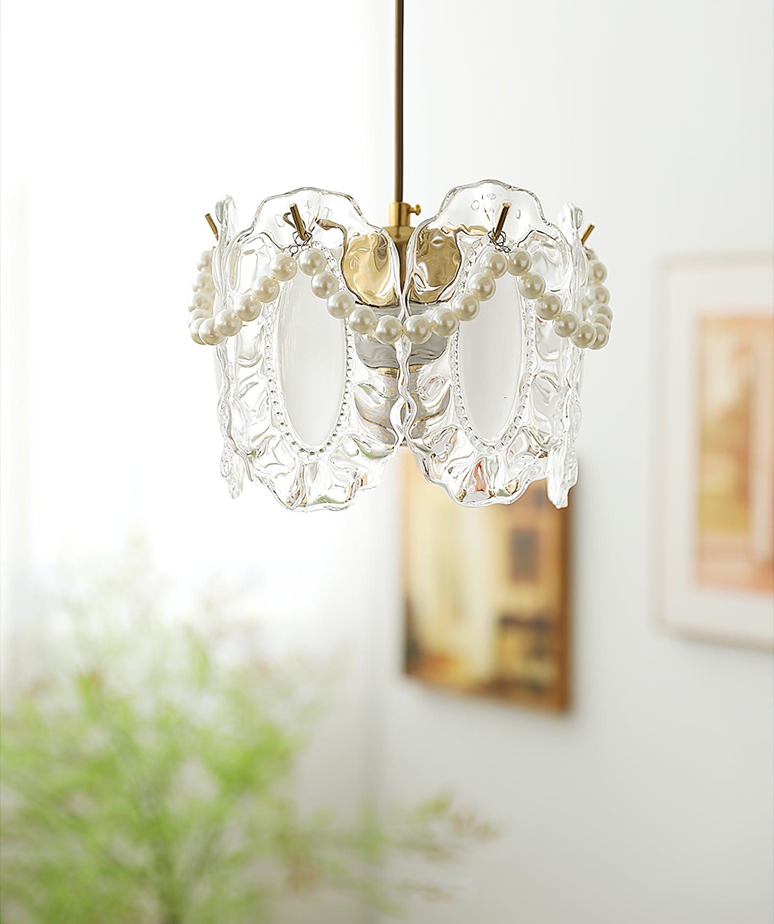 Floral Glass Pendant Lamp - Lumpaz