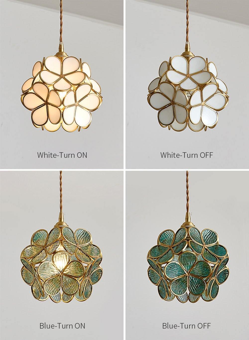 Glass Petal Pendant Light - Lumpaz