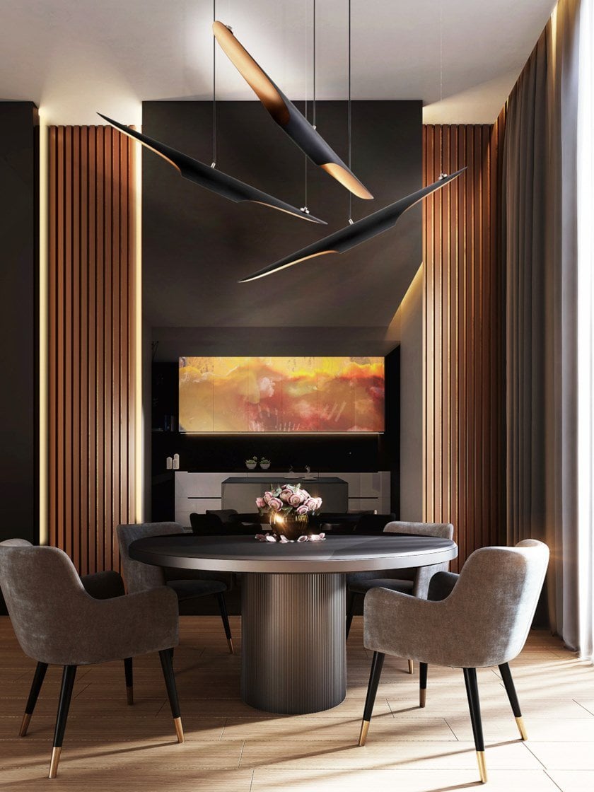 Coltrane Pipe Pendant Lights - Lumpaz