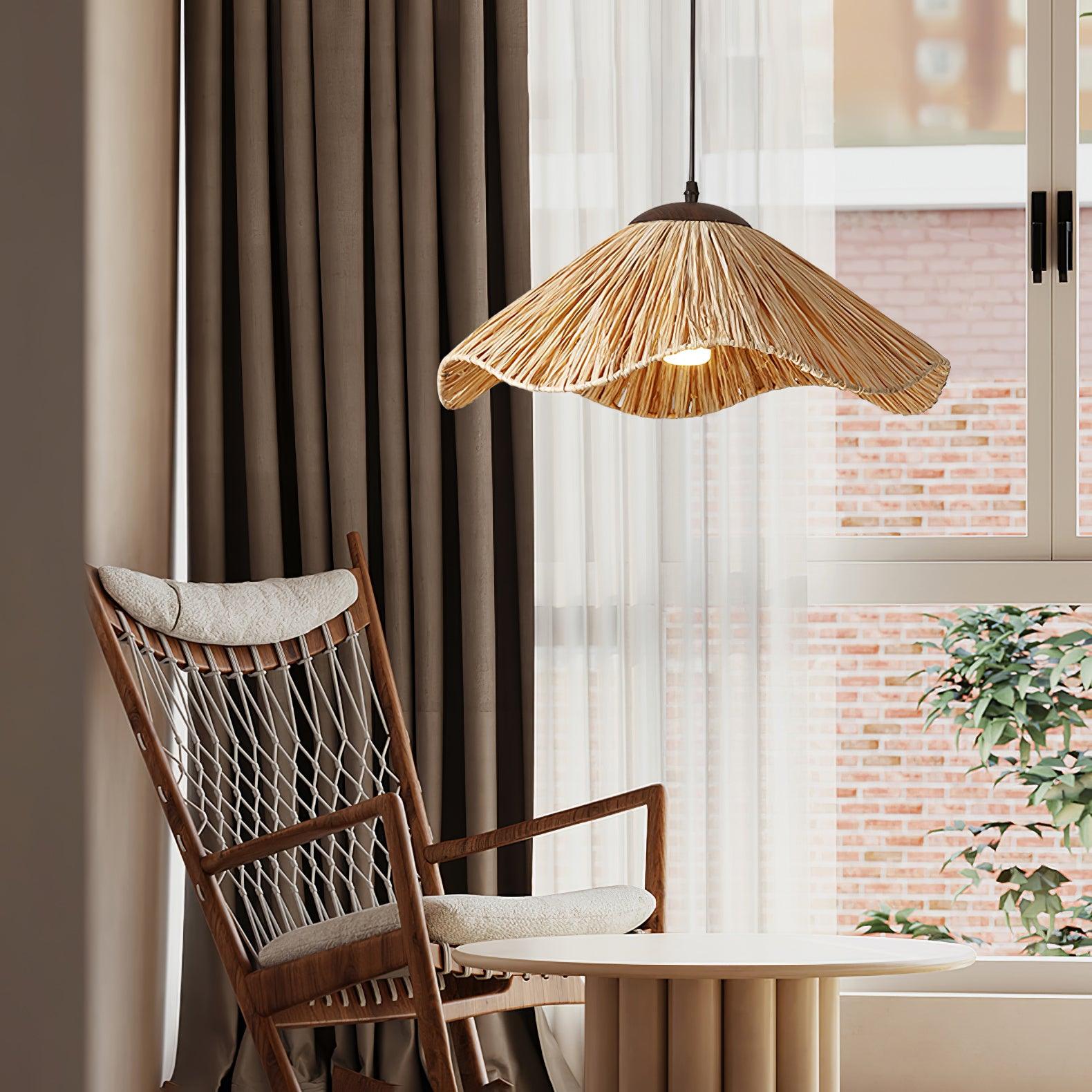 Straw Weaving Pendant Lamp - Lumpaz