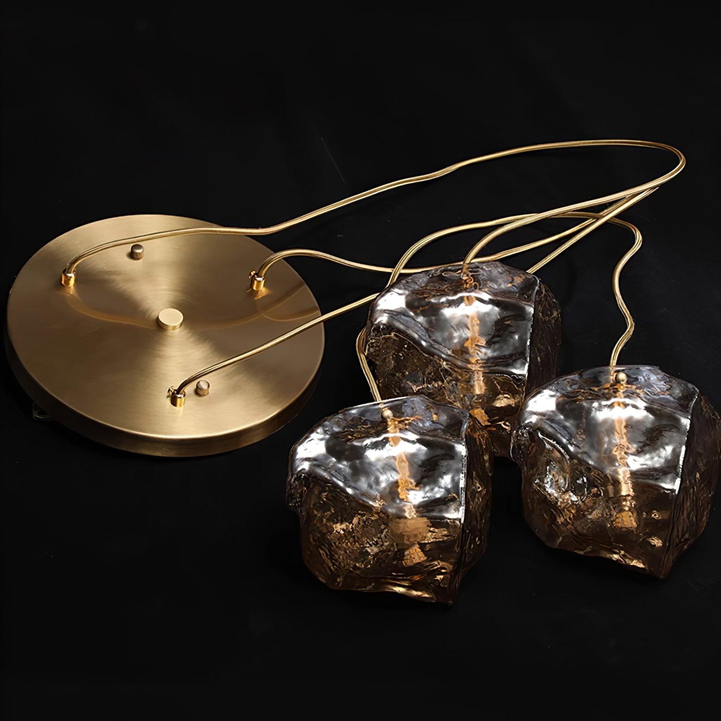 Illyria Ice Glass Pendant Lamp - Lumpaz