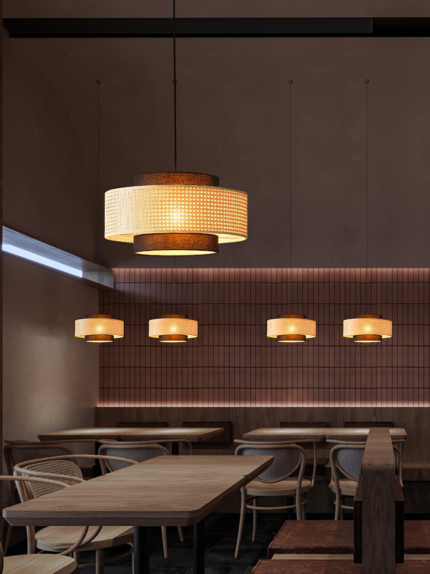Drum Shade Pendant Light - Lumpaz