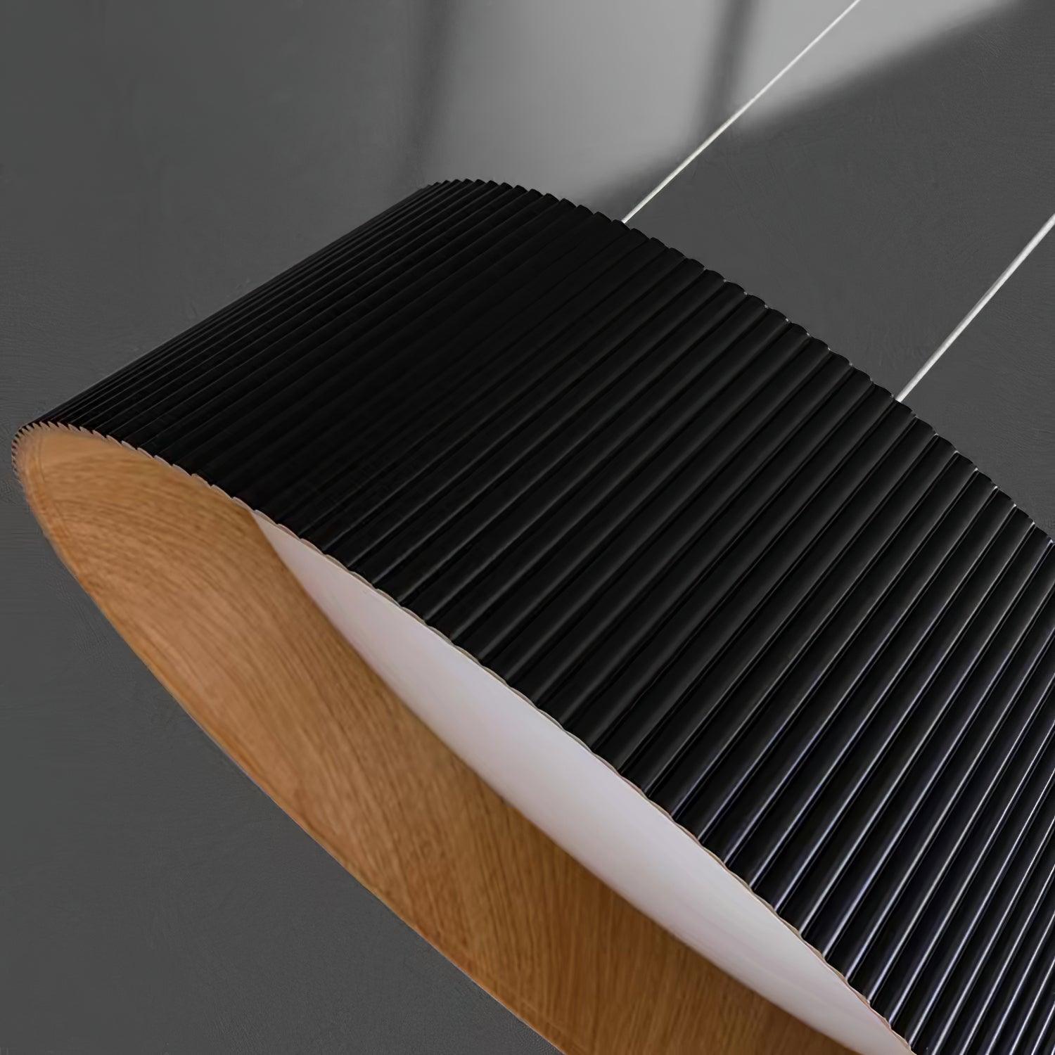 Modern Ribbed Pendant Light - Lumpaz