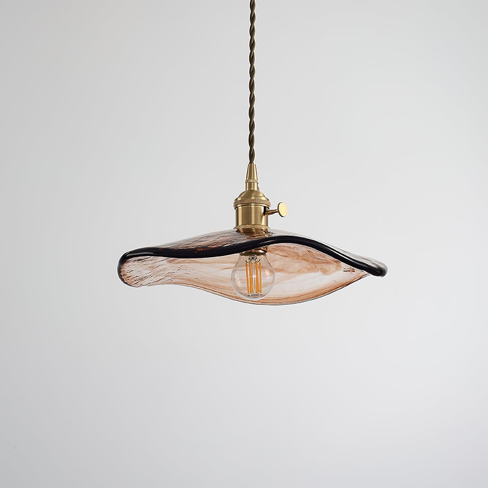 Flower Petal Glass Pendant Light - Lumpaz