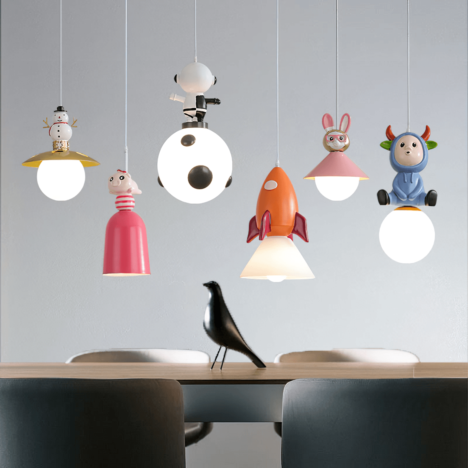 Toys Figurine Pendant Lights - Lumpaz