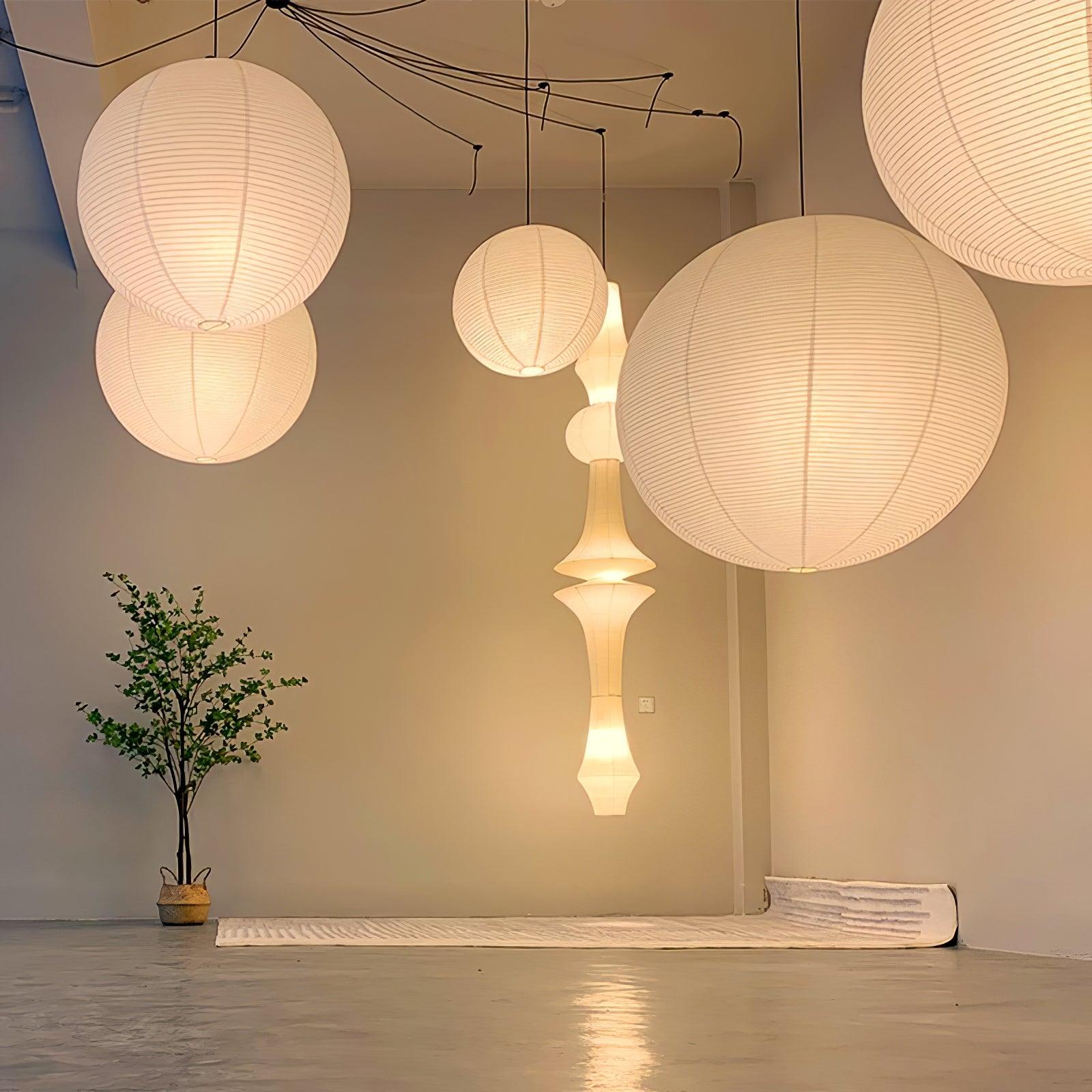 Akari A Pendant Swag Light - Lumpaz