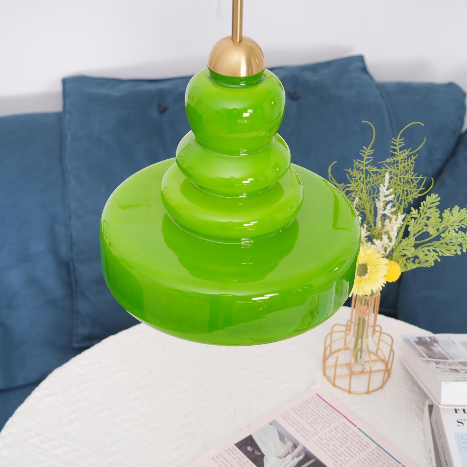 Schoolhouse Glass Pendant Light - Lumpaz