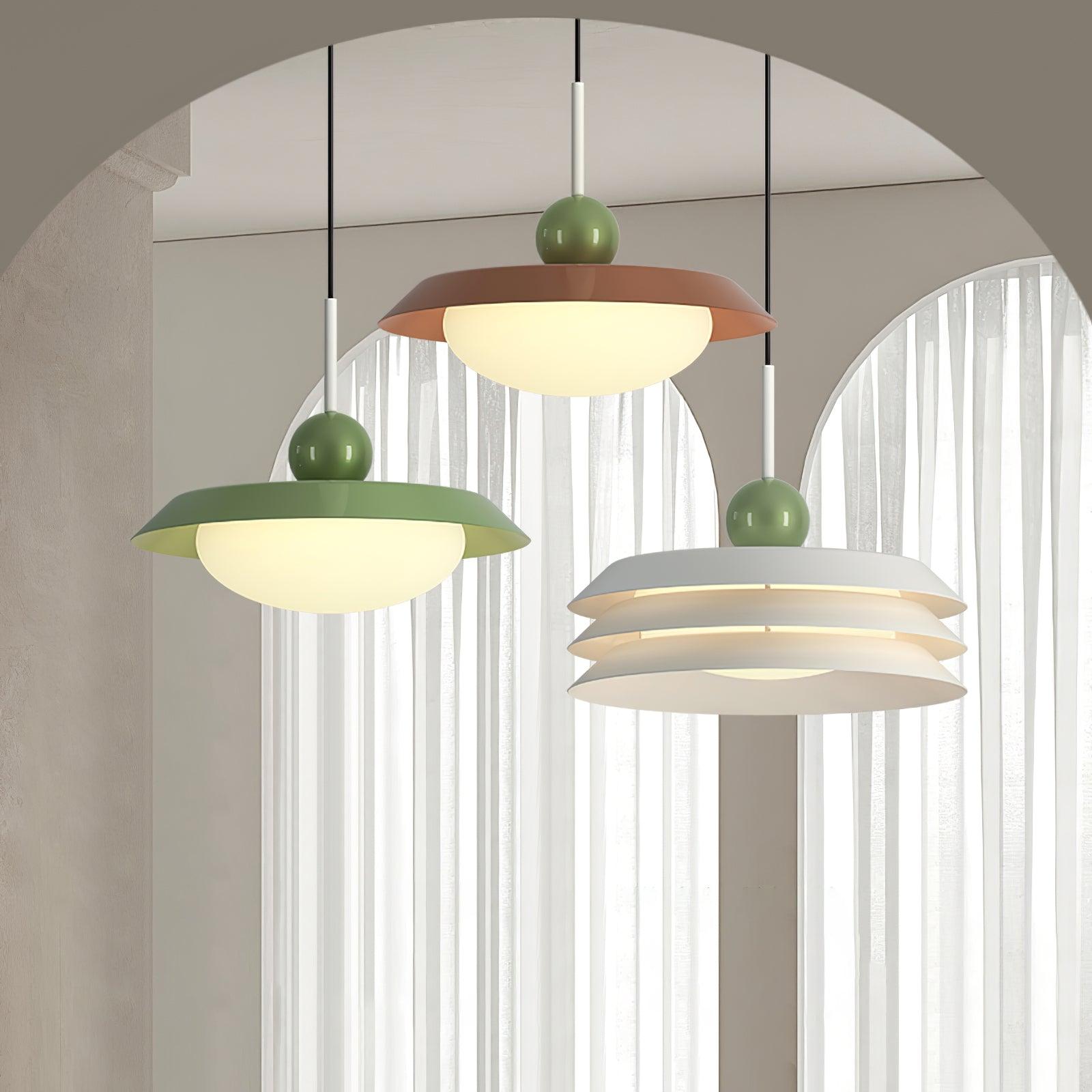 Morandi Layered Pendant Lamp - Lumpaz