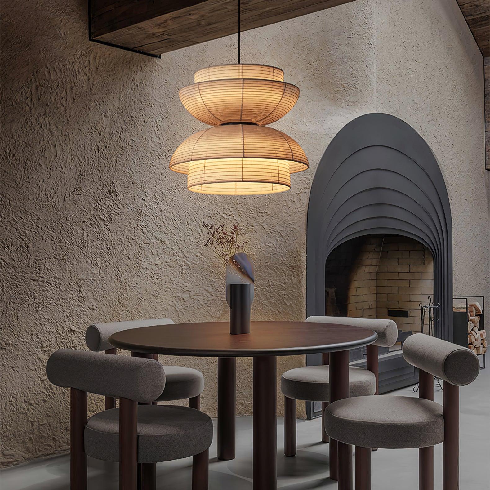 Fabric Art Hanging Lamp - Lumpaz