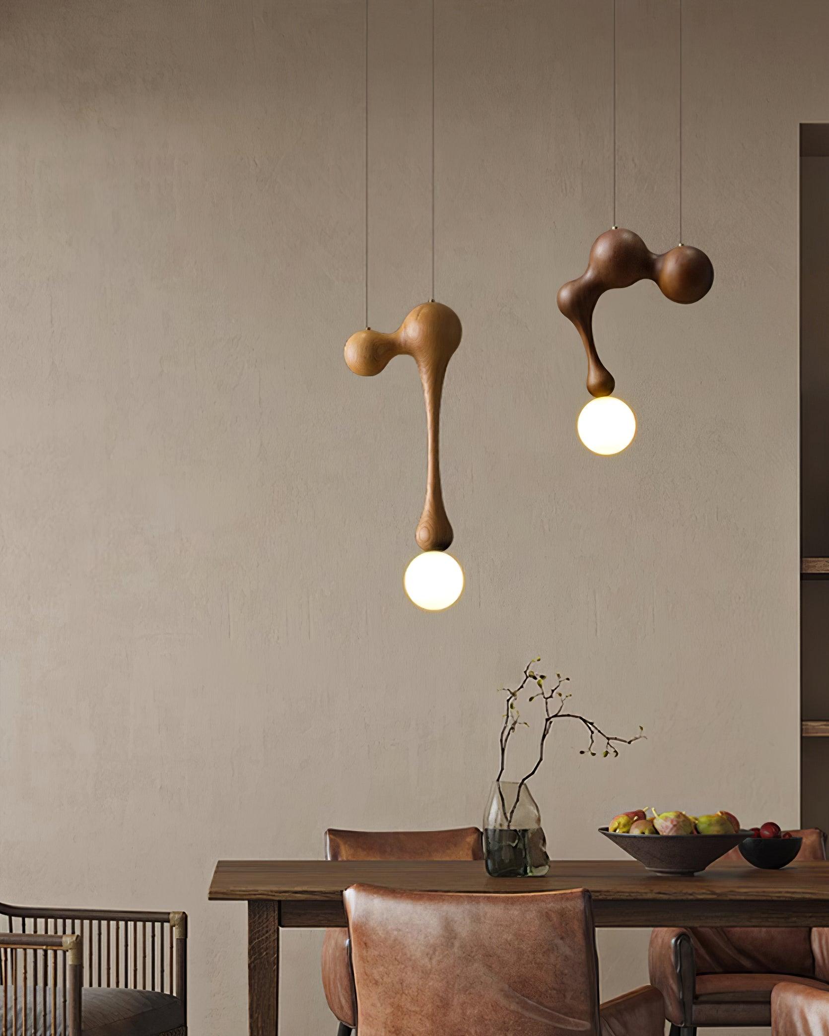 Jenna Wooden Pendant Lamp - Lumpaz