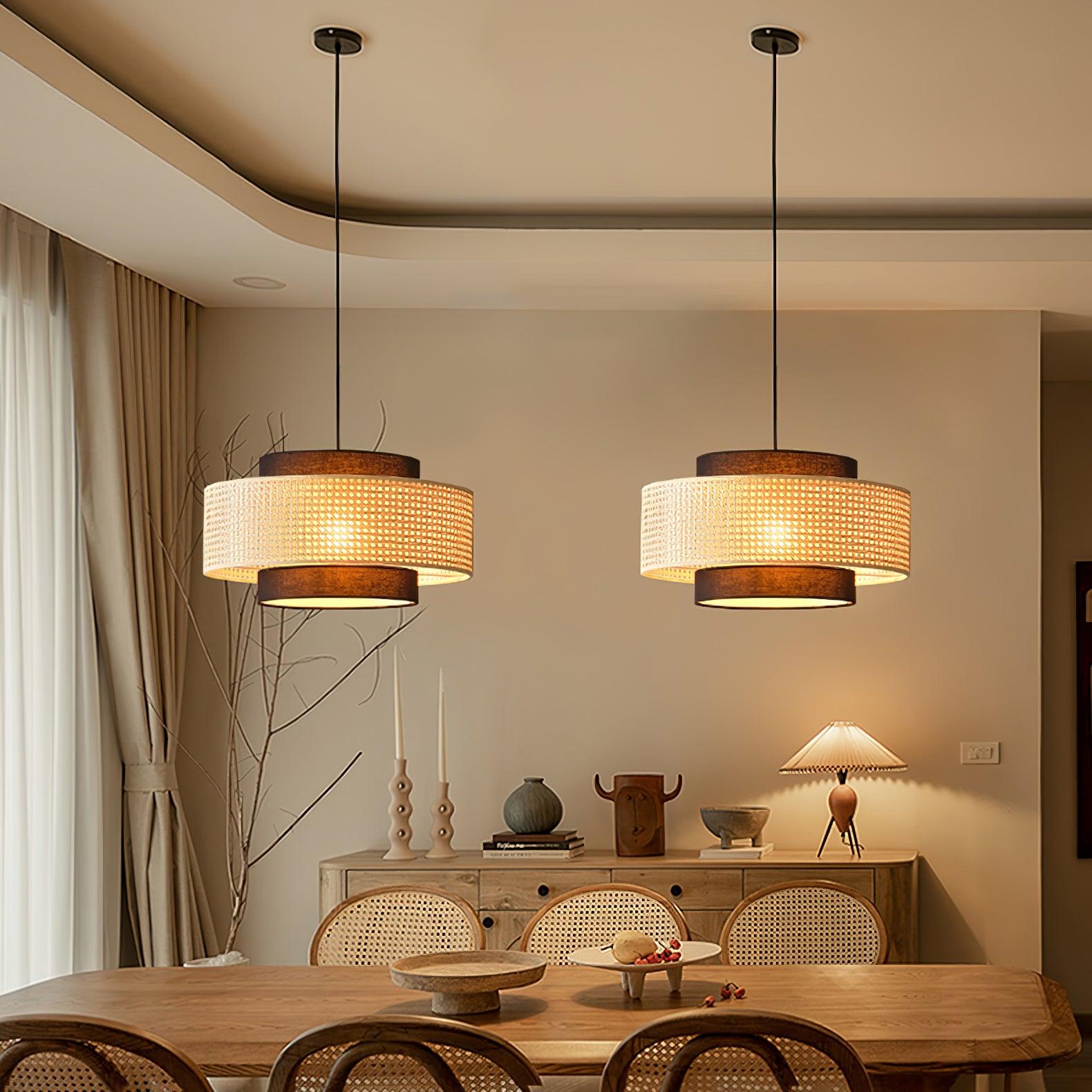 Drum Shade Pendant Light - Lumpaz