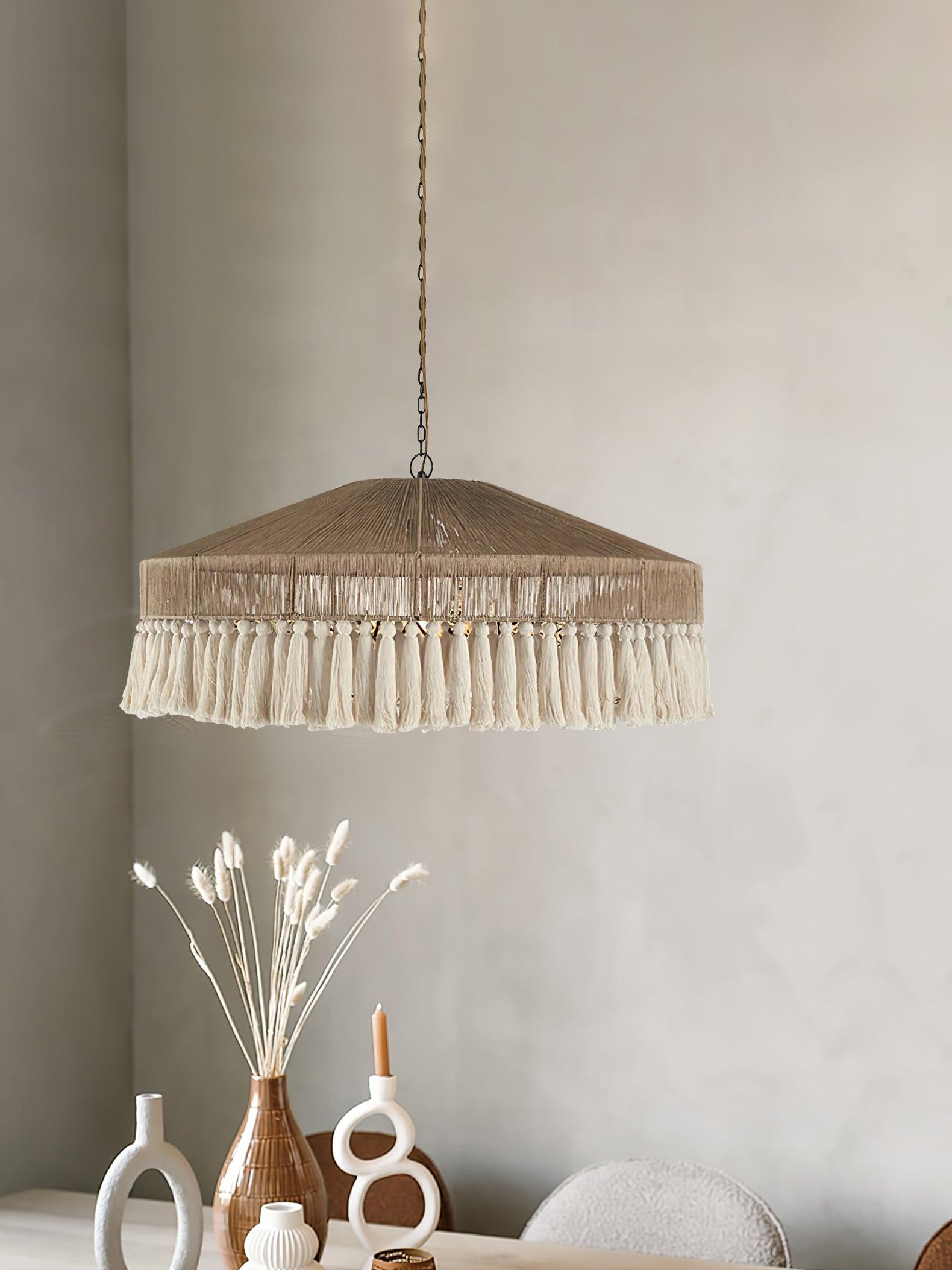 Bohemian Fringe Pendant Lamp - Lumpaz