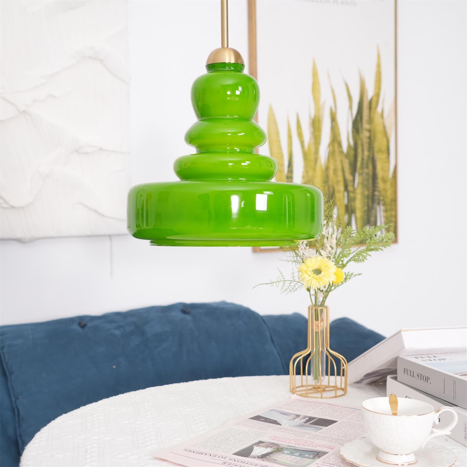 Schoolhouse Glass Pendant Light - Lumpaz