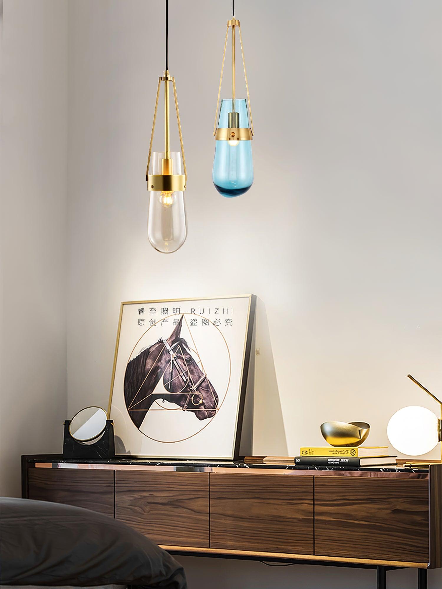 Poble Glass Pendant Light - Lumpaz