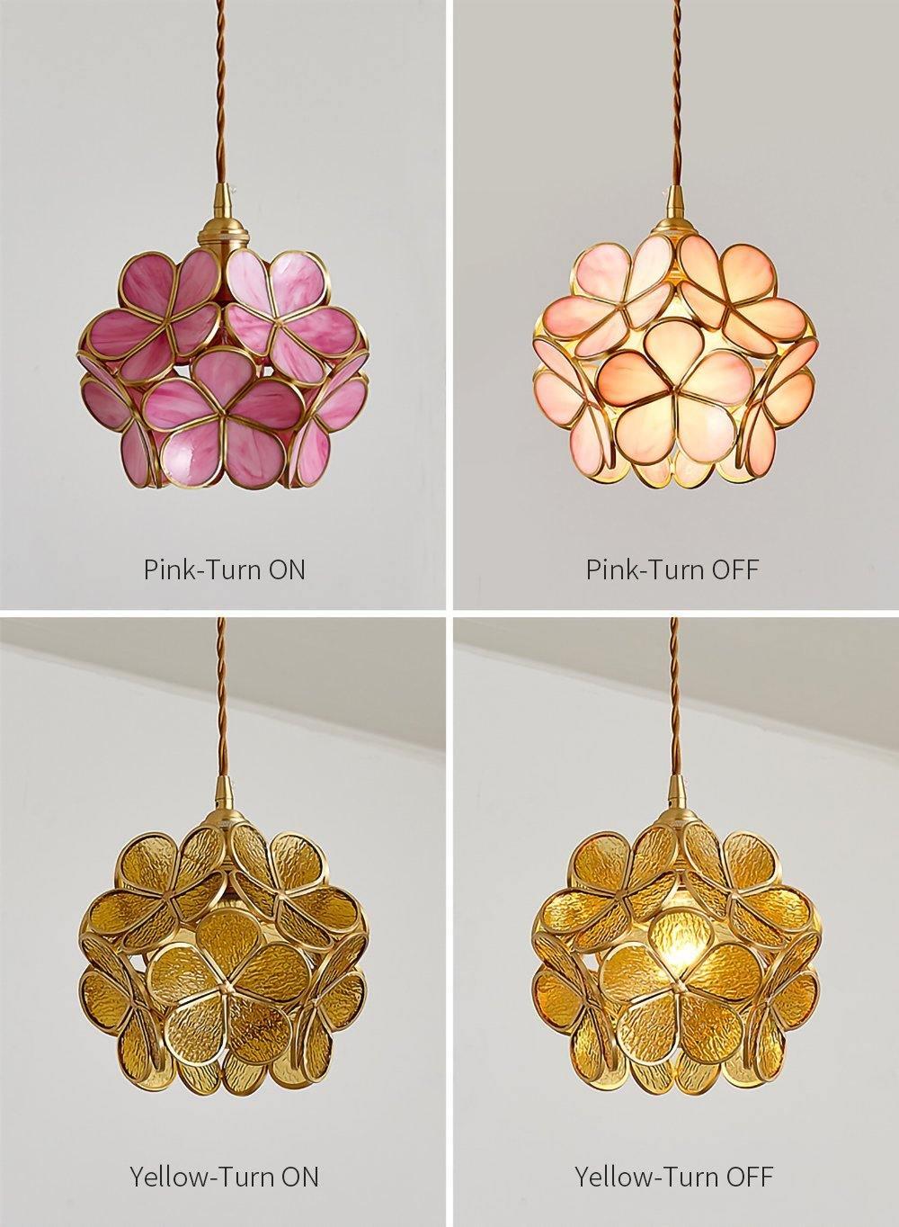 Glass Petal Pendant Light - Lumpaz
