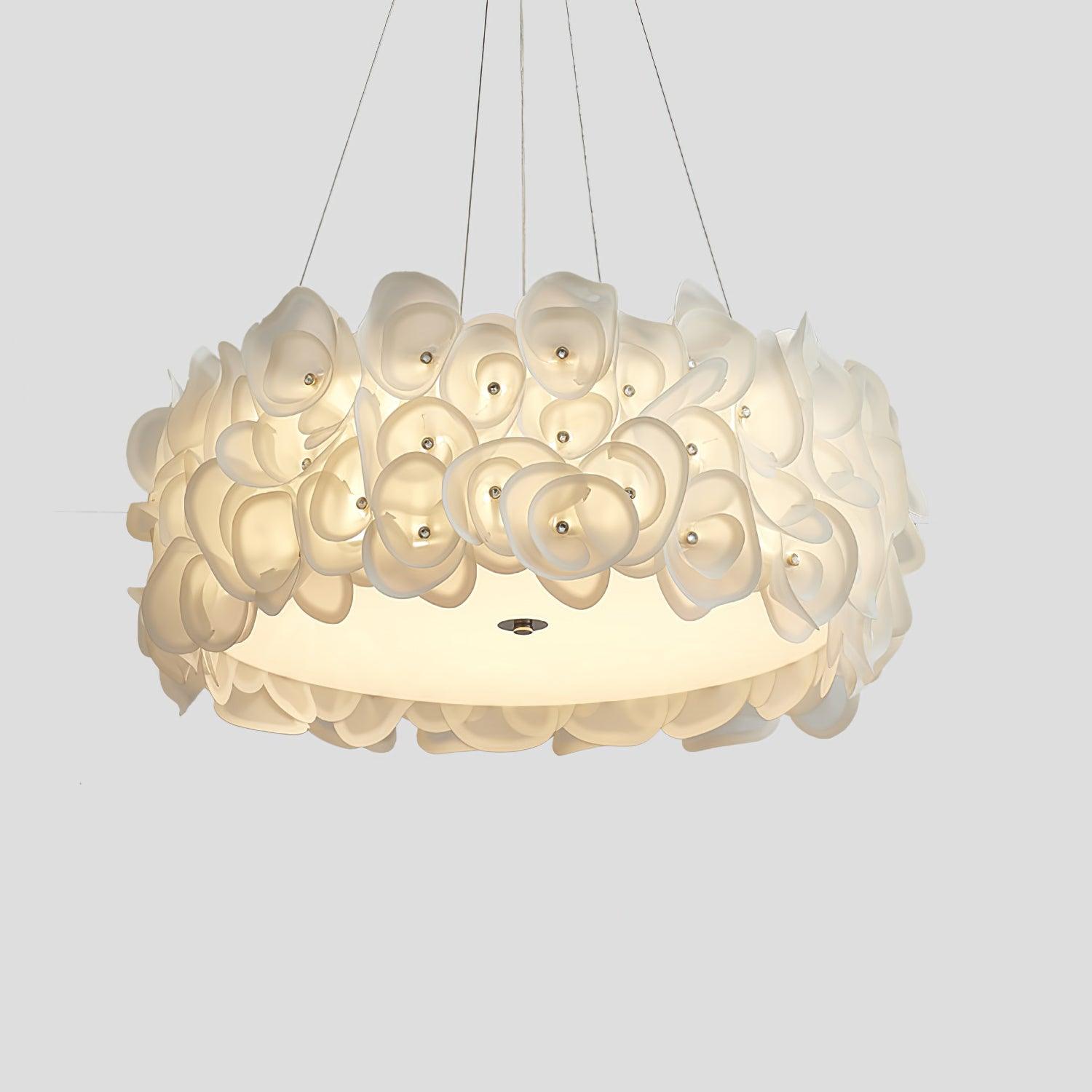 White Hydrangea Pendant Lamp - Lumpaz