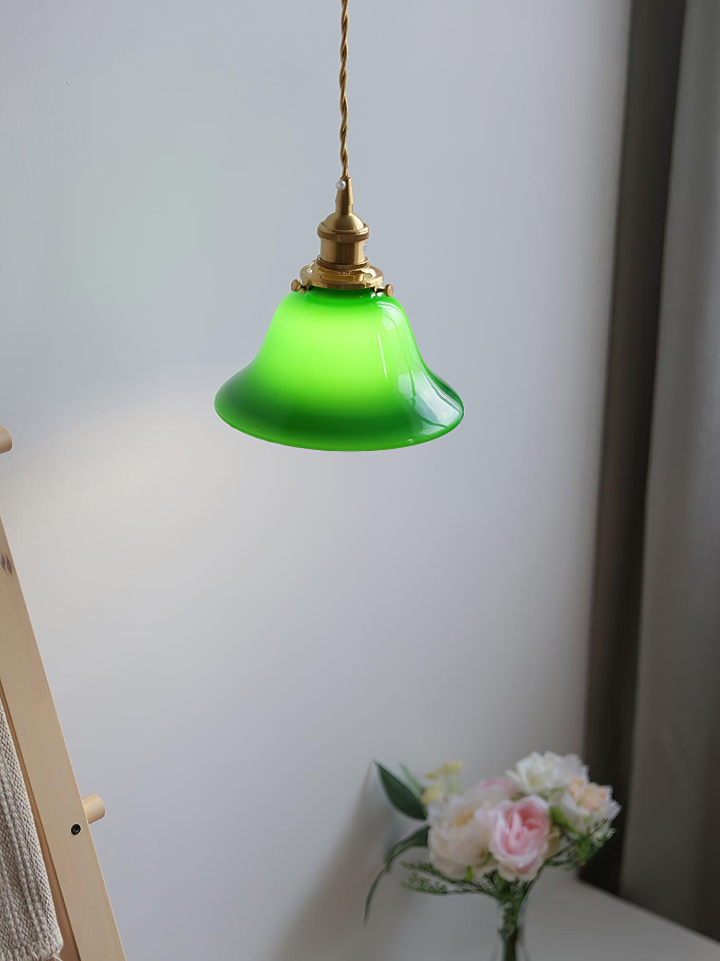 Green Bell Pendant Light - Lumpaz