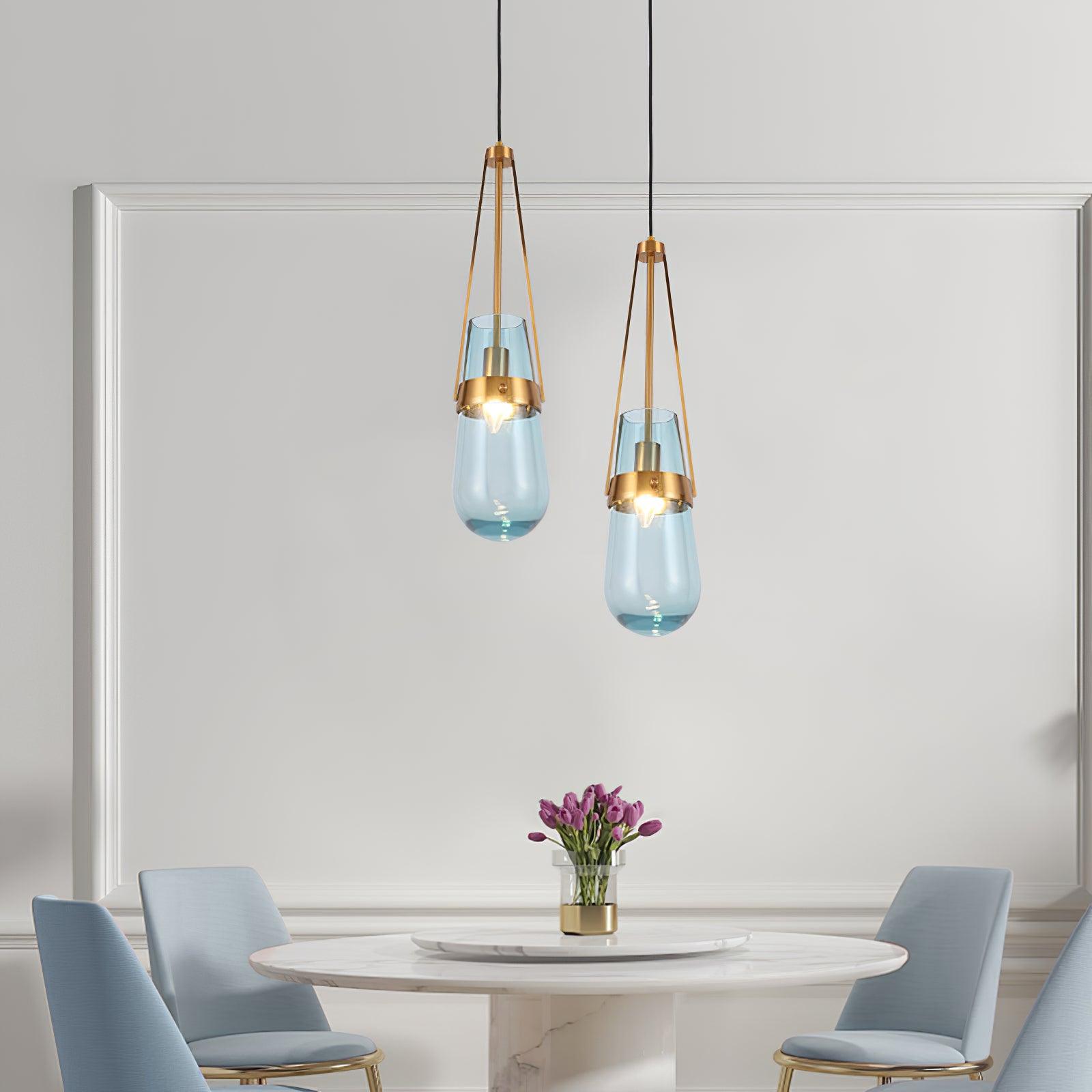 Poble Glass Pendant Light - Lumpaz