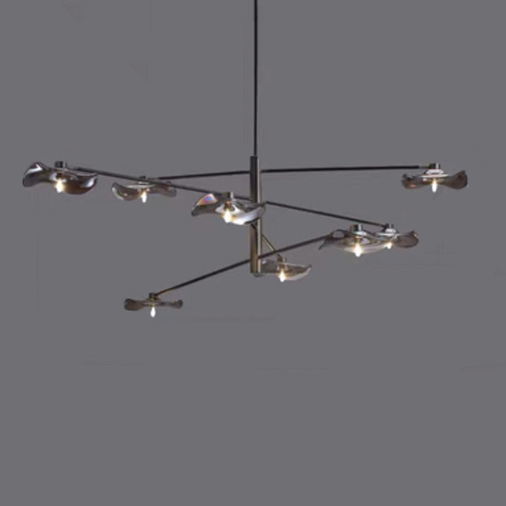 Carins Modern Branch Metal Pendant Light, Clear/Multicolor - Lumpaz
