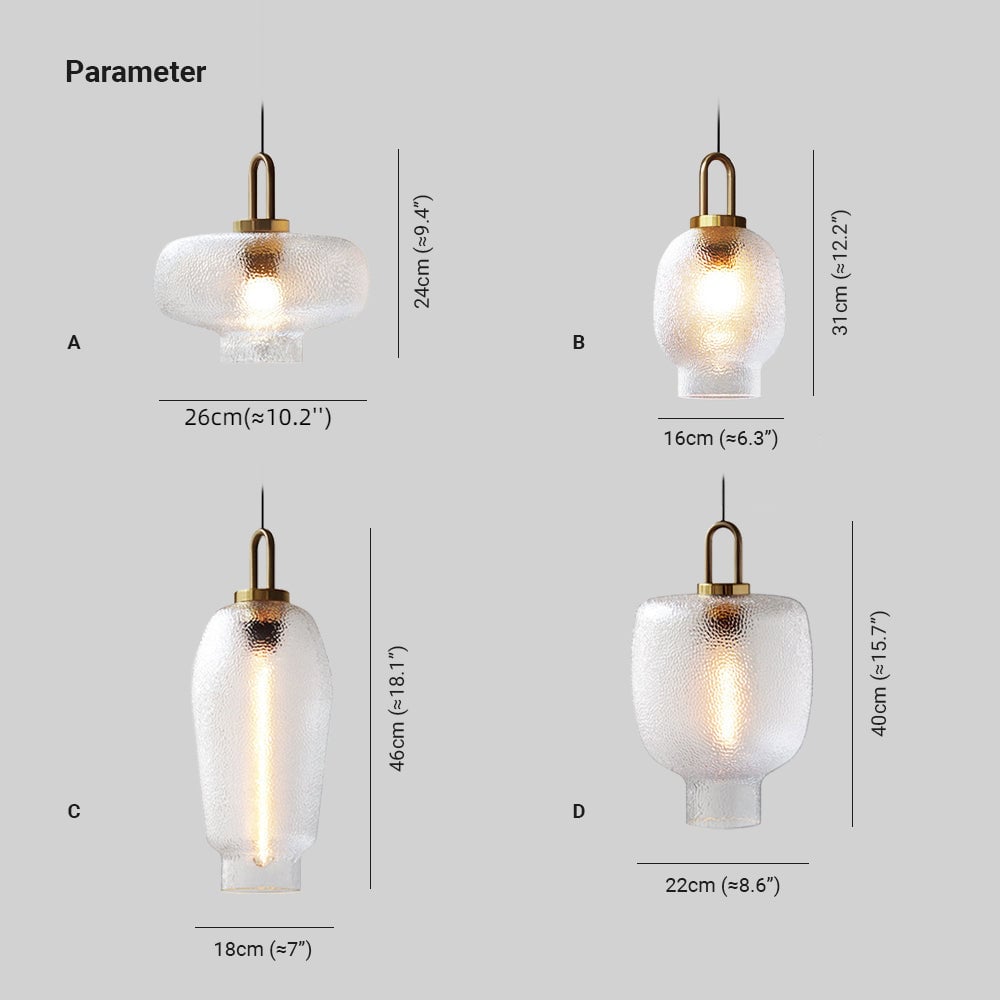 Hailie Minimalist Blown Frosted Glass Pendant Light, Gold - Lumpaz