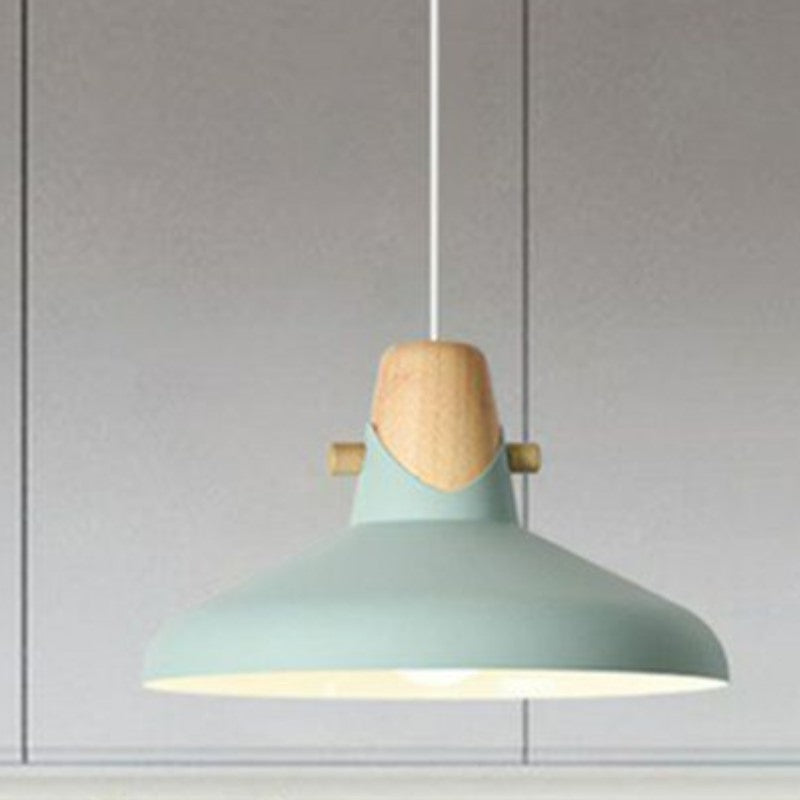 Morandi Nordic Dome Metal Pendant Light, Bule/Green/Pink - Lumpaz