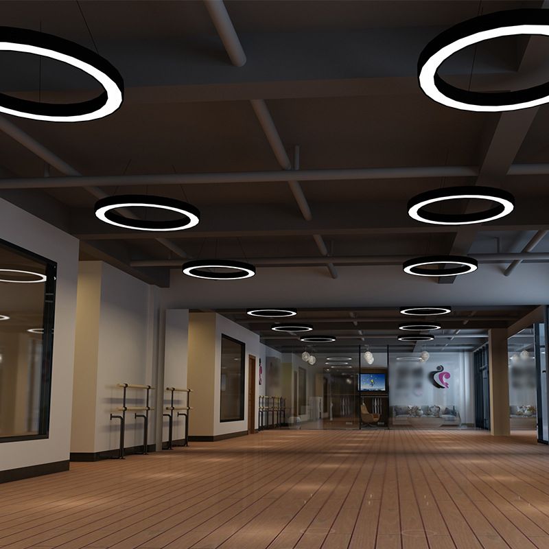 Arisha Minimalist Ring Acrylic Pendant Light Bedroom/Living Room - Lumpaz