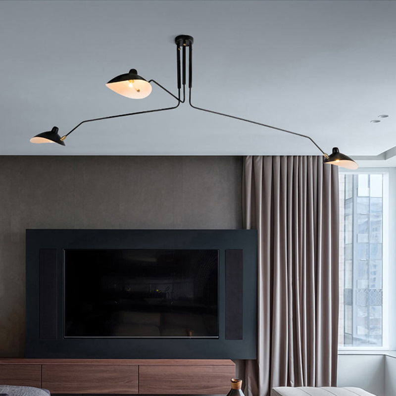 Schmitt Pendant Light Industry, Metal, Black, Study Room - Lumpaz