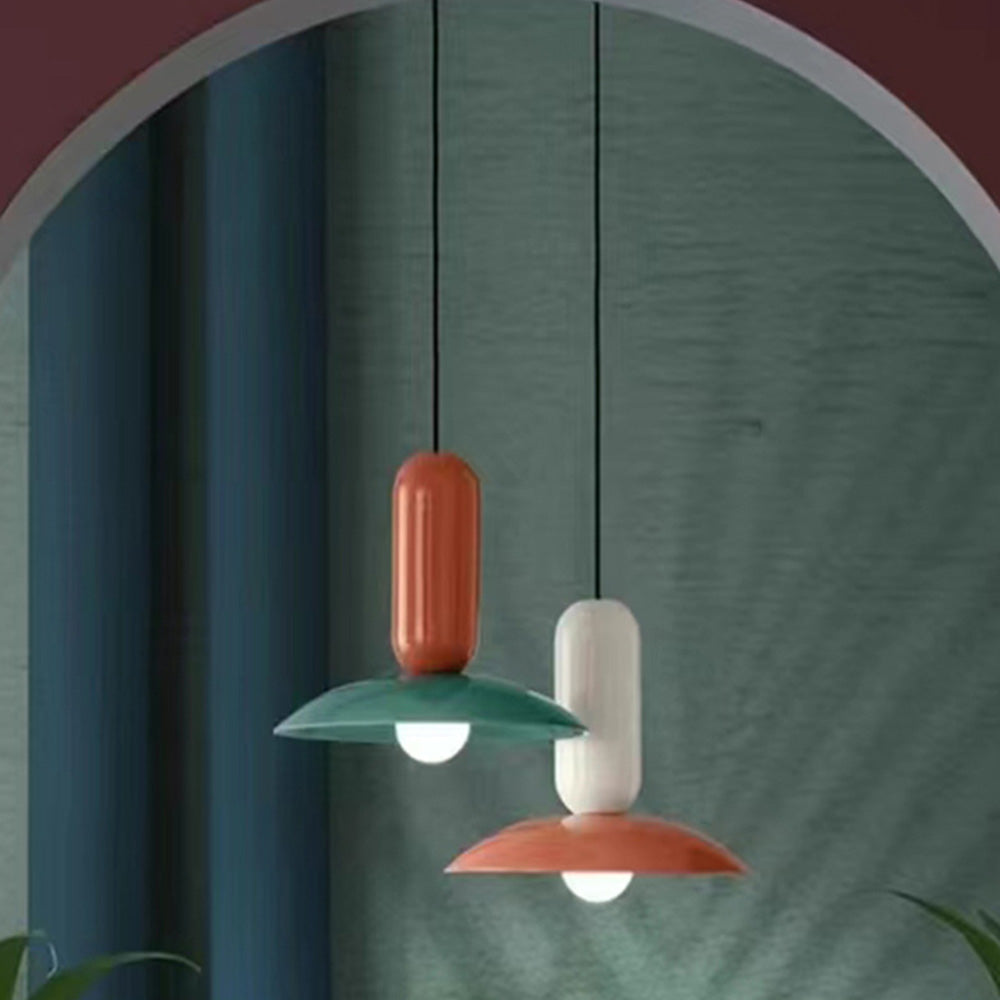 Morandi Nordic Creative Colorful Pendant Light, Metal - Lumpaz