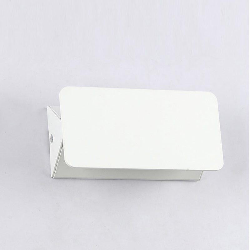 Orr LED Metal Indoor Wall Lamp Rotatable, White - Lumpaz