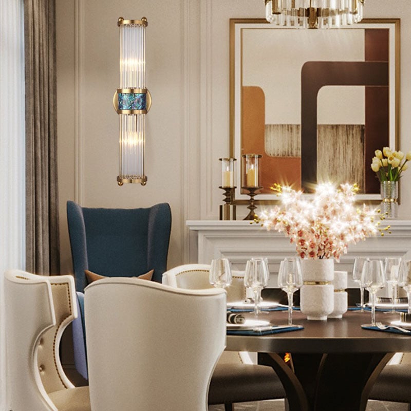 Fancy & Luxury Style Acrylic+Metal Wall Lamp Bedside Lamp For Bedroom - Lumpaz