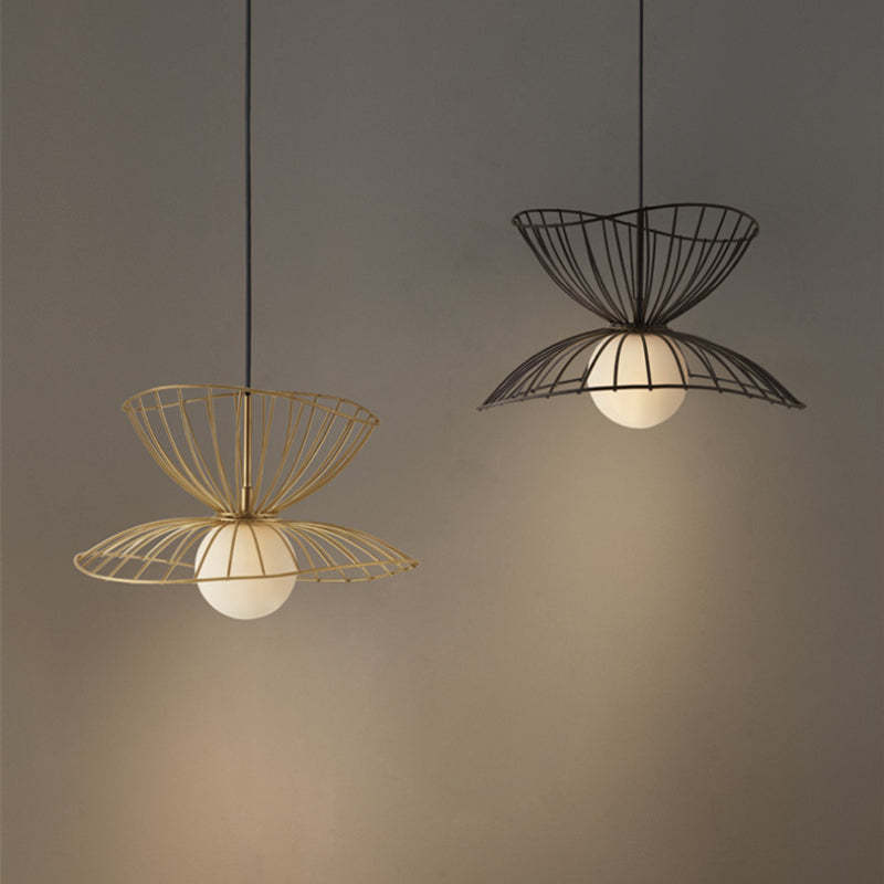 Renée Pendant Light Modern, Metal, Gold/Black, Kitchen Island - Lumpaz