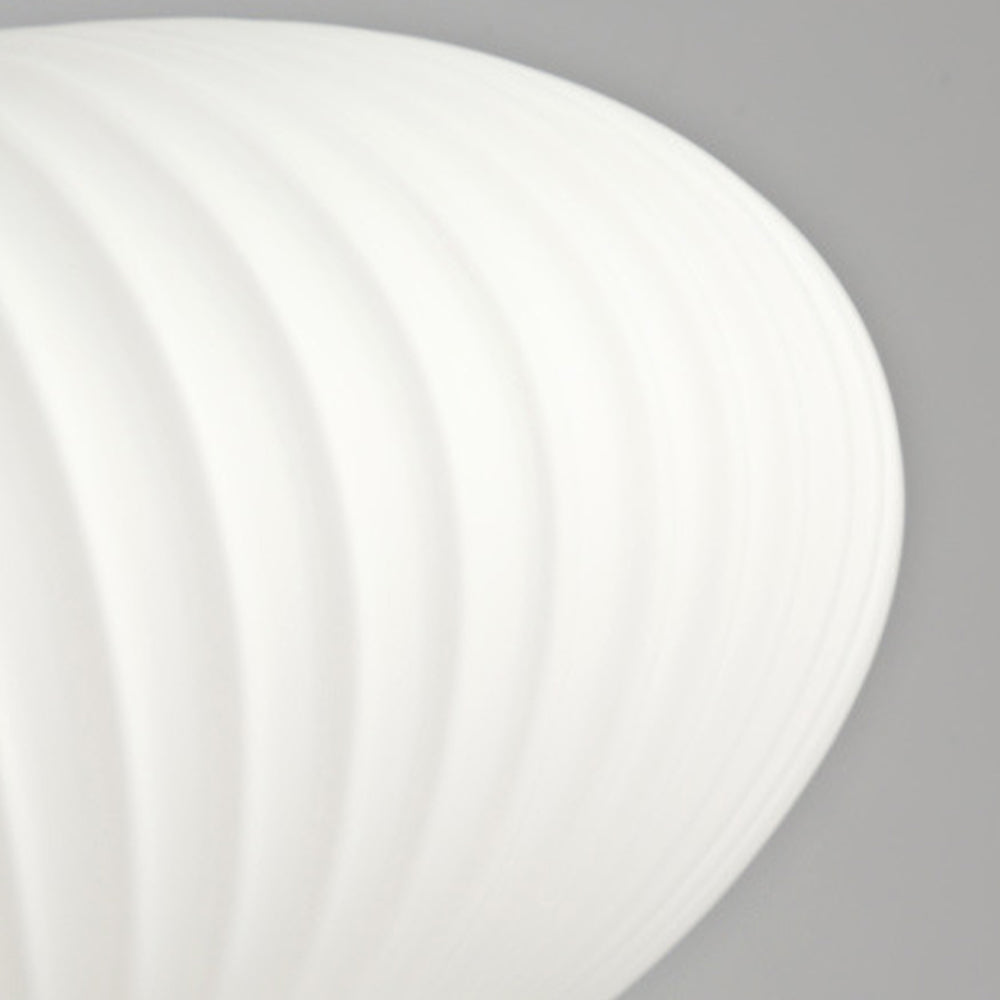 Hailie Morden Bubble Glass Pendant Light, White, Bedroom - Lumpaz