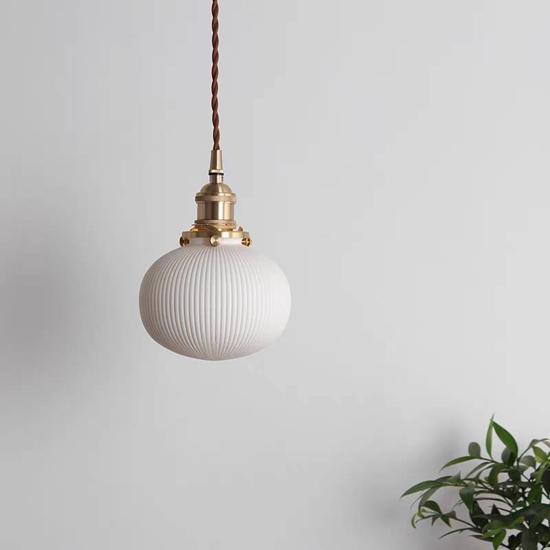 Valentina Nordic Simple Ceramics Pendant Light, 3 Style - Lumpaz